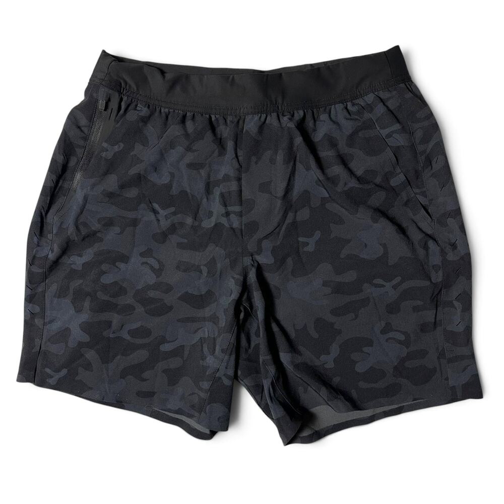 Ten Thousand Interval Short Mens Size M Black Camo Unlined 7in Inseam NWOT